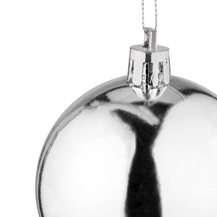Christmas Tree Baubles Set, 50 Pieces, Matte & Glossy Finish