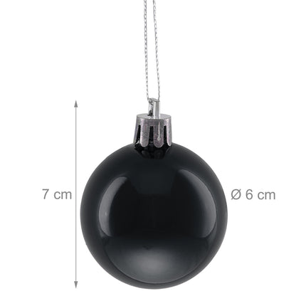 Christmas Tree Baubles Set, 50 Shiny Ornaments