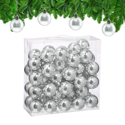 Christmas Tree Baubles Set, 50 Shiny Ornaments