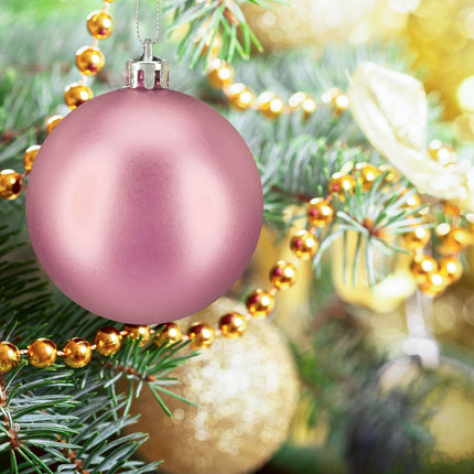 Weihnachtsbaumkugeln Set, 76-teilig – Matt, Glänzend, Glitzer