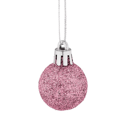 Christmas Tree Baubles Set, 96 Plastic Ornaments