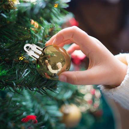 Weihnachtsbaumkugeln Set, 96 Kunststoff-Ornamente