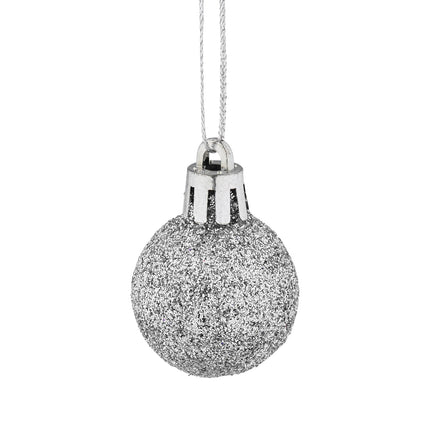 Christmas Tree Baubles Set, 96 Plastic Ornaments