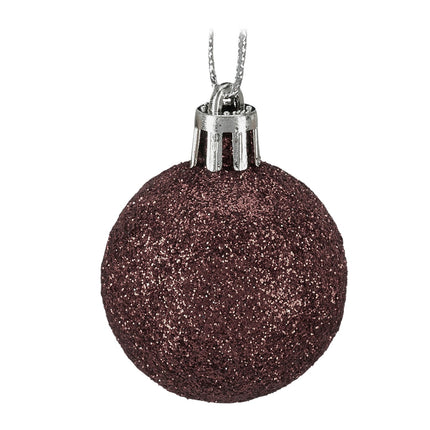 Christmas Tree Ornaments Set, 50 Baubles, Mixed Finishes