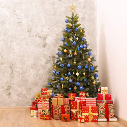 Christmas Tree Ornaments Set, 72-Piece Baubles & Decorations