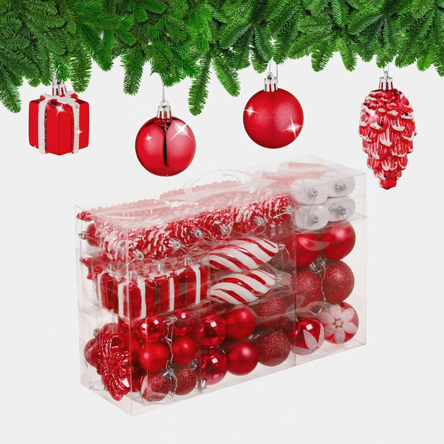 Weihnachtsbaumschmuck-Set, 72-teilig