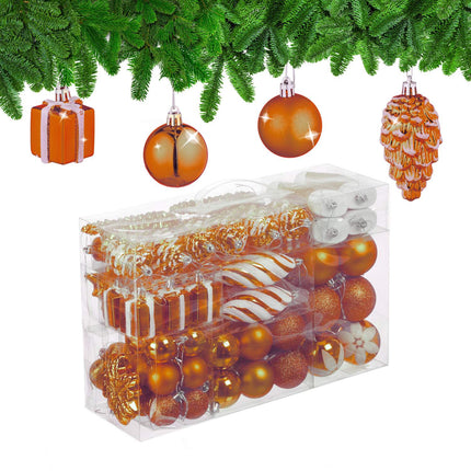Weihnachtsbaumkugel-Set, 72 Stück