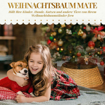 Weihnachtsbaumrock, 68cm Kunststoff-Basisabdeckung
