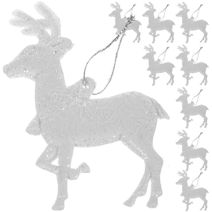 Christmas baubles - reindeer 9 pcs. Ruhhy 22517