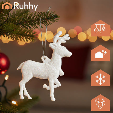 Christmas baubles - reindeer 9 pcs. Ruhhy 22517