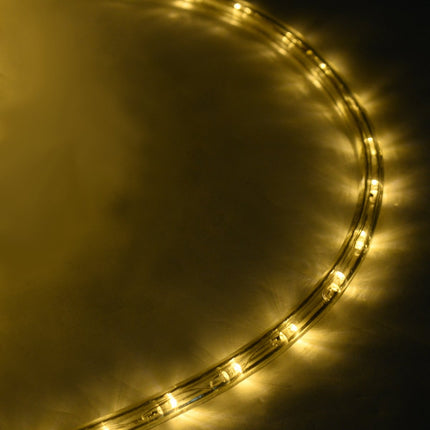 Weihnachtsbeleuchtung 20m Lichterschlauch Lichterkette für außen und innen mit 720 LEDs warmweiß