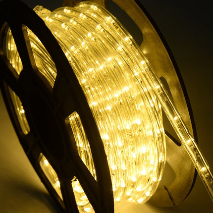 Weihnachtsbeleuchtung 20m Lichterschlauch Lichterkette für außen und innen mit 720 LEDs warmweiß