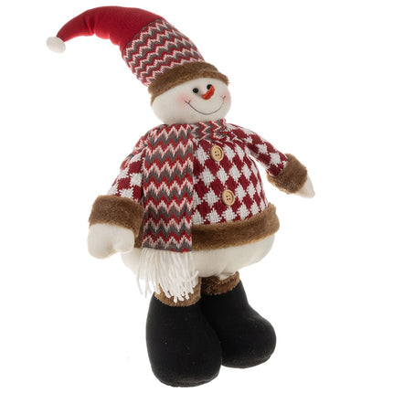 Christmas snowman - telescopic 105cm Ruhhy 22341