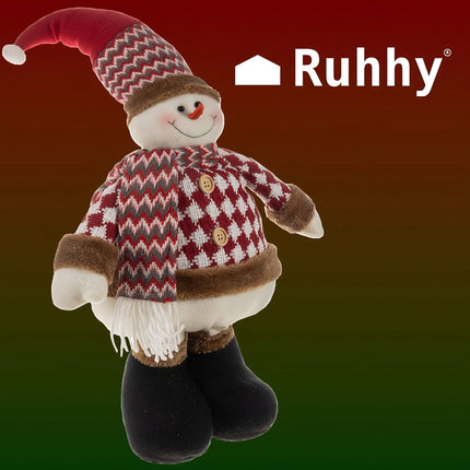 Christmas snowman - telescopic 105cm Ruhhy 22341