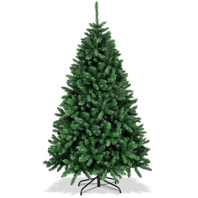 Weihnachtsbaum 183 cm künstlicher Weihnachtsbaum mit klappbarem Metallständer