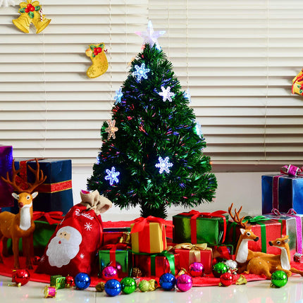 Artificial Christmas tree, 90 tips, 45x90cm, PVC green