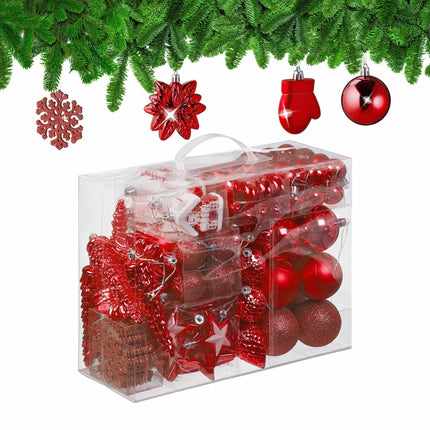 Christmas tree balls in a pack of 100