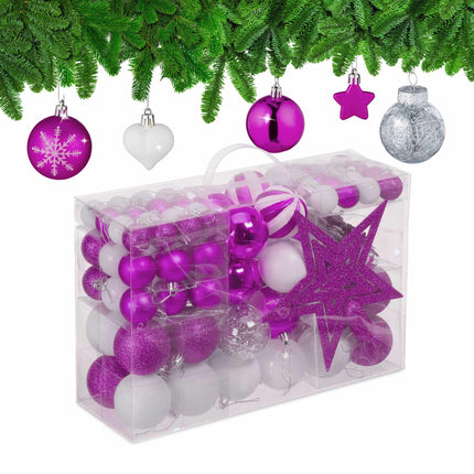 Kerstboomballen in een set van 101 stuks