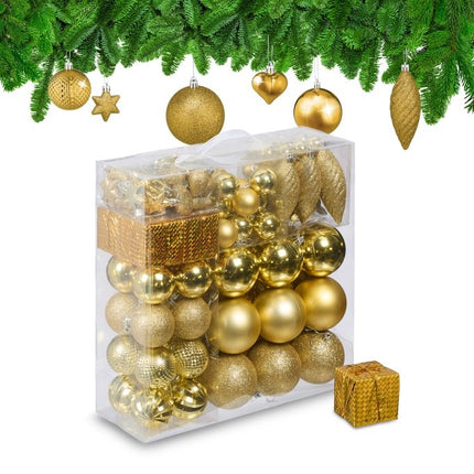 Christmas tree balls in a set of 110 pcs