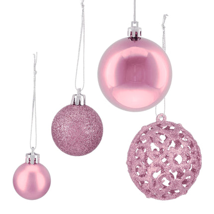 Christmas tree balls in a set of 150
