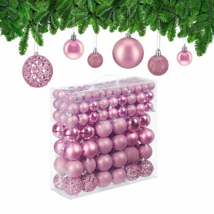 Christmas tree balls in a set of 150