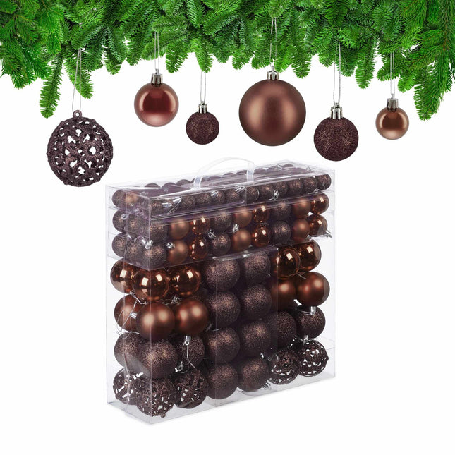 Christbaumkugeln im 150er Set