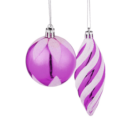 Christmas tree balls in a set of 72 pcs