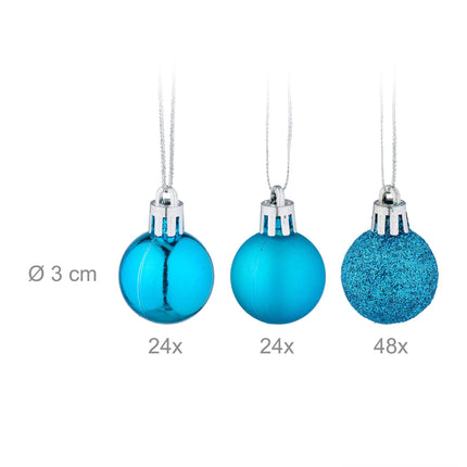 Christmas tree balls in a set of 96 pcs