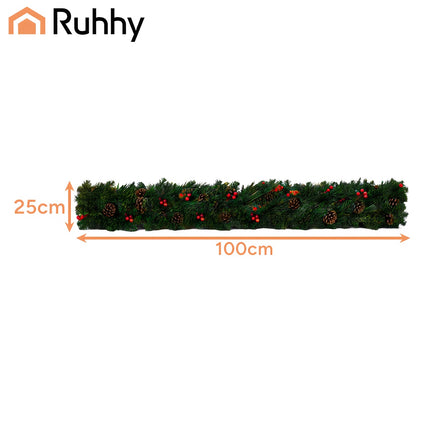 Weihnachtsbaumgirlande 1m Ruhhy 22327 