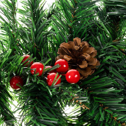 Weihnachtsbaumgirlande 2,7m mit Ruhhy 22322 LED-Leuchten 