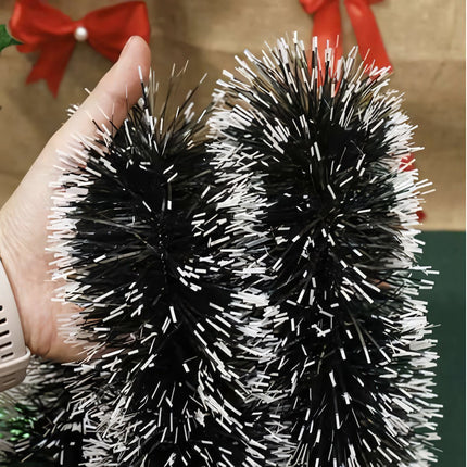 Guirlande de sapin de Noël givrée 6 m Ruhhy 22310