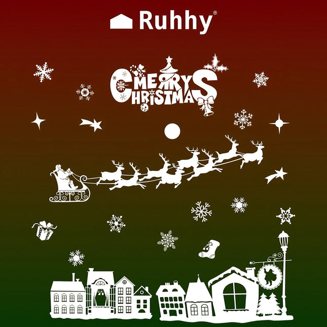 Weihnachtsfensteraufkleber Ruhhy 22305 