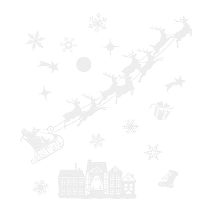 Weihnachtsfensteraufkleber Ruhhy 22305 