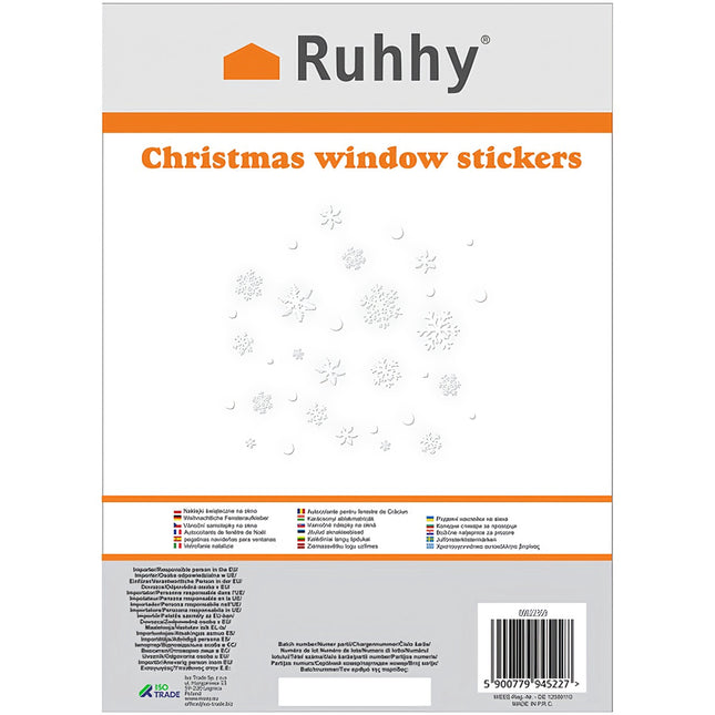 Weihnachtsfensteraufkleber Ruhhy 22359