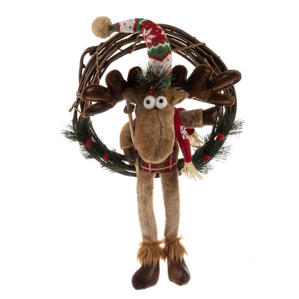 Weihnachtskranz an der Tür - Rentier Ruhhy 22316 