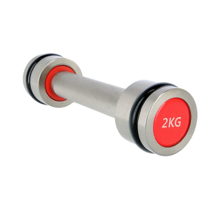 Hantelset verchromt, 2 x 2 kg, HMS Premium