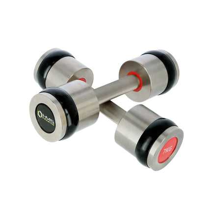 Hantel-Set verchromt, 2 x 7 kg, Premium-Qualität