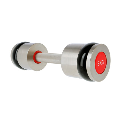 Chromed Dumbbell Set, 2 x 8 kg, Premium-Qualität