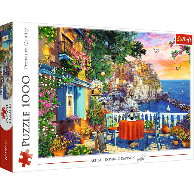 Cinque Terre Ausblick Puzzle, 1000 Teile, Familienspaß