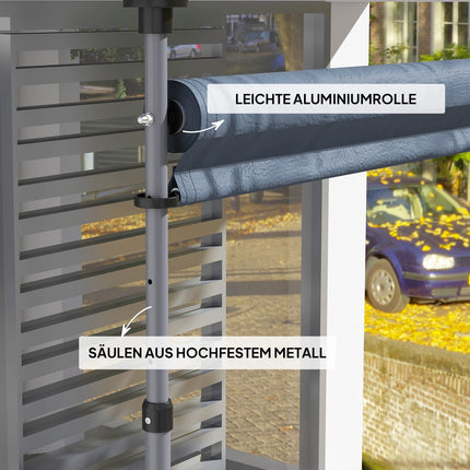 Upínací markýza, výškově nastavitelná, odolná proti UV, 350 cm