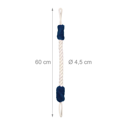 Pince de protection pour cordon de porte, 2 pièces, bleu foncé