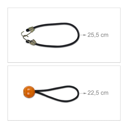 Jeu de 24 colliers de serrage en caoutchouc