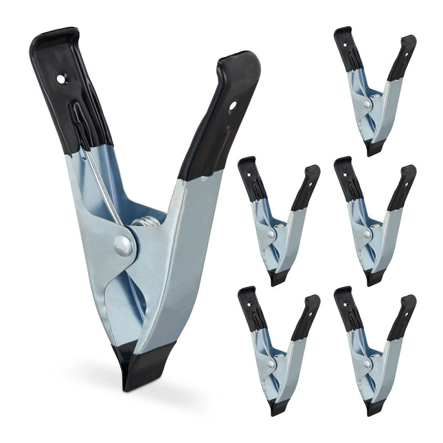 Klemmschellen Metall 6er Set