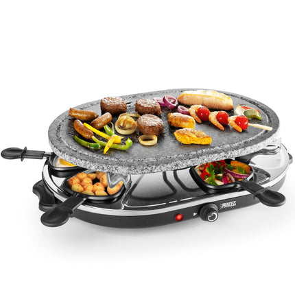 Klasický raclette gril s kamennou deskou