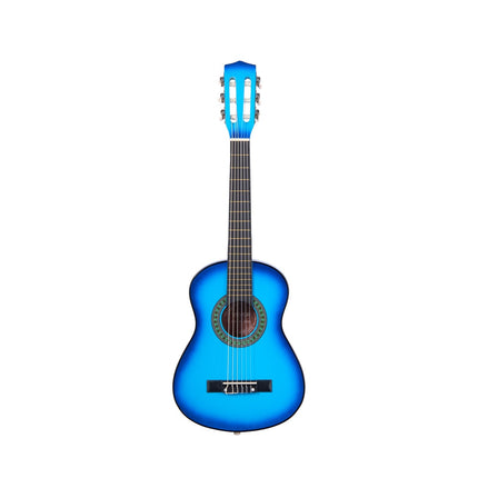 Classical Guitar 30-Inch Starter Kit, Nylon Strings, Blue