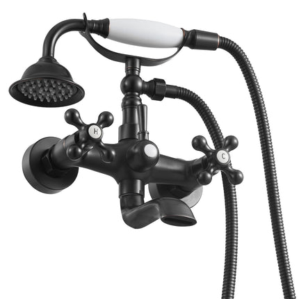 Clawfoot Tub Faucet with Handheld Shower, Oil-Rubbed Bronze