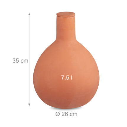 Ton-Olla Bewässerungstopf, 7,5L Wassersparer