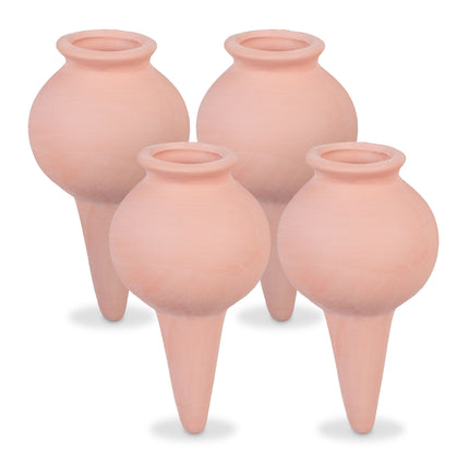 Clay Watering Cones Set of 4 – Automatic Plant Irrigation