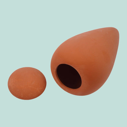 Clay Watering Cones with Lids, 350ml, Set of 2
