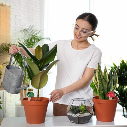 Tonkegel mit Pilzmotiv 4er Set